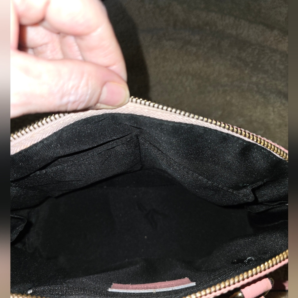 Borse En Pelle. Pink Saffiano Dome Satchel. Made In Italy. EUC - Picture 14 of 14